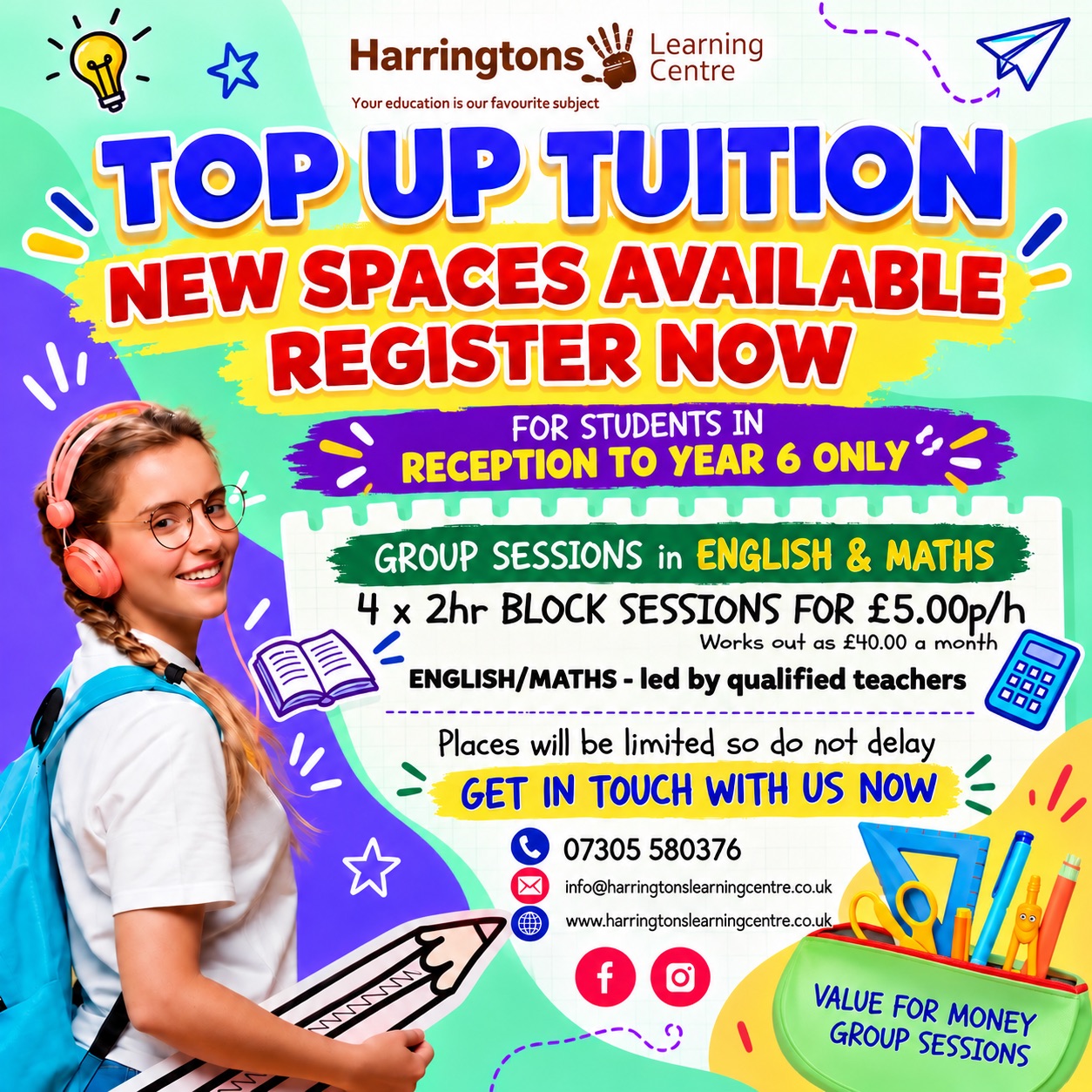 Top Up Tuition poster